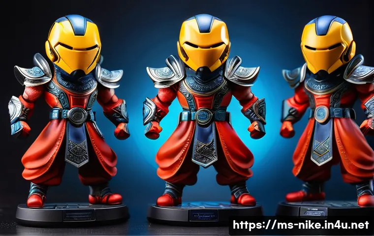 승리의여신 니케 글로벌 팬 굿즈 소개 - A highly detailed exclusive action figure from a popular Malaysian mobile game, crafted with premium...