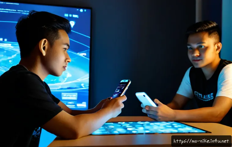 Home 30 승리의여신 니케 초보자 매칭 시스템 - Photorealistic Malaysian young adult gamer at a tidy apartment desk in Kuala Lumpur, holding a smart...